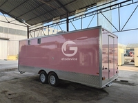 Remorque alimentaire mobile personnalisée Etodevice de 19 pieds pour événements, traiteur pour mariages et événements professionnels