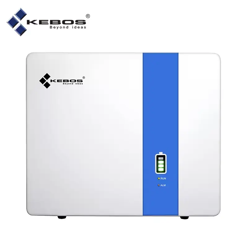 Kebos KTW48100 3840w sistemi di accumulo di energia solare senza interruzioni alimentatori a parete LiFePO4 batteria al litio