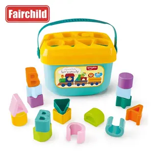 Игрушки для раннего развития, детские строительные блоки, коробка для хранения для детей, подходящая форма игры, цветные блоки