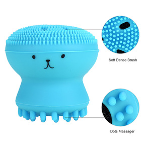 <span class=keywords><strong>Brosse</strong></span> <span class=keywords><strong>nettoyante</strong></span> en silicone pour le <span class=keywords><strong>visage</strong></span>, <span class=keywords><strong>brosse</strong></span> de nettoyage du <span class=keywords><strong>visage</strong></span> tendance, exfoliante, pour éliminer la graisse, outil de massage en forme de méduse/poulpe - Product Image 6