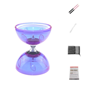 Ensemble <span class=keywords><strong>Diabolo</strong></span> chinois-3 ou 5 roulements à billes, poignées en caoutchouc souple-Design à double tête pour enfants - Product Image 1