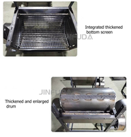Décortiqueuse multifonctionnelle électrique à faible coût Jinfuda pour blé et maïs, capacité 200-650 kg/h, pour les exploitations familiales en Éthiopie