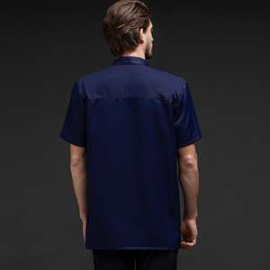 Summer Cool Mesh Back Chef Chaqueta japonesa Manga corta Chef Abrigos con malla Axilas Chef Apparel Near Me - Product Image 5