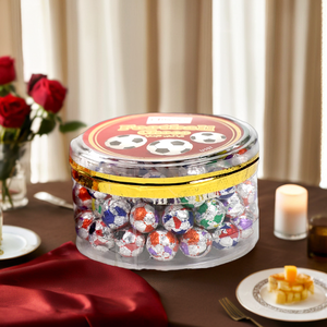Malaysian-Made Solid Form <b>Milk</b> Chocolate Ball <b>Box</b>/Jar/Pouch Packing Multi-Colored Biscuit Candied Food Candy Nut Ingredients - Product Image 2