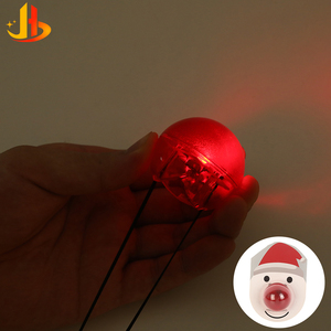 Décoration de fête de Noël et d'Halloween, nez de clown lumineux LED coloré, 4 ampoules LED en forme d'oignon, pour adultes, événements festifs - Product Image 2