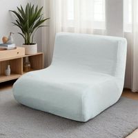 Housse de canapé simple universelle extensible tout-en-un, design polyvalent nordique en forme de chenille, anti-poussière pour chaises de balcon et de loisirs