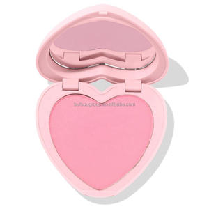 Paleta de Maquillaje de Marca Privada: Colorete Mate Suelto y Polvo <span class=keywords><strong>Iluminador</strong></span> con Brillo, Maquillaje Facial Vegano, Colorete en Forma de Corazón - Product Image 3