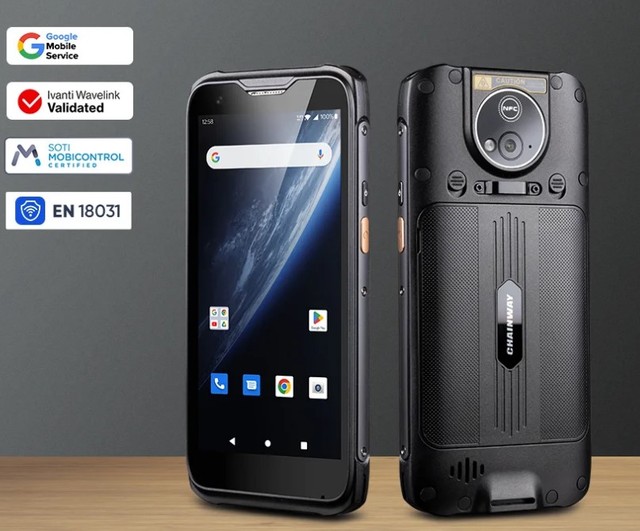 Chainway MC95 Android 12 4G Smartphone With 1D 2D Barcode Scanner Rugged Handheld Mobile Computer for Logistics PDAs