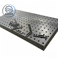 Table de soudage flexible 3D nitrurée, plateforme de soudage modulaire à trous poreux, banc de haute précision pour la fabrication de structures métalliques