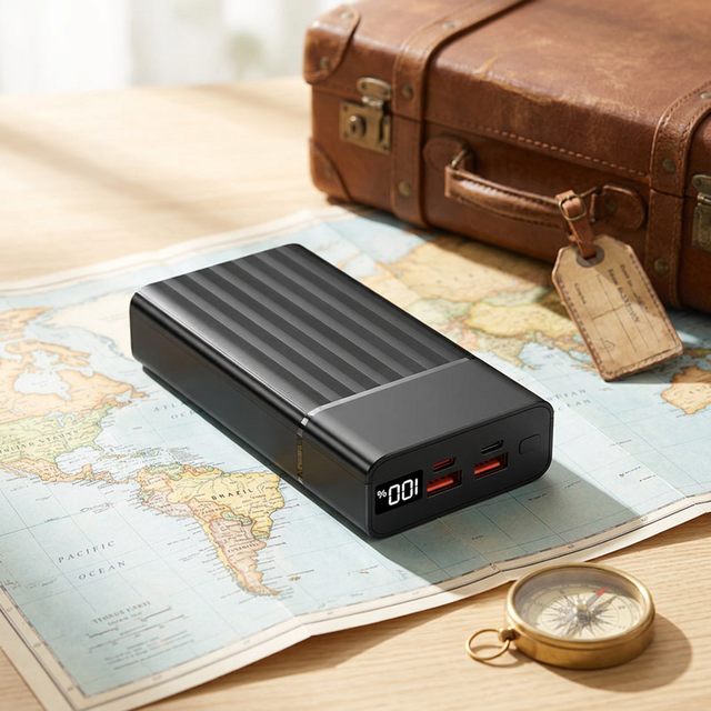 Power Bank 30000mah Pd 22.5 w Fast Charging Large Capacity Battery Pack for Travel Camping Support iphone 17/16/15/14/13