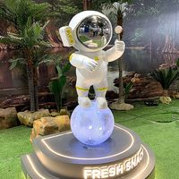 Statue d'astronaute animatronique personnalisée pour la décoration intérieure