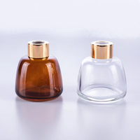 Ensemble de diffuseurs de parfum en verre décoratifs uniques et luxueux en gros avec bâtonnets et boîte cadeau