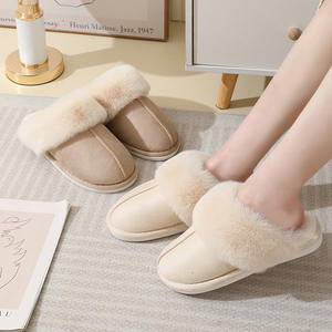Pantuflas de Nailon y Gamuza Suave, Diseño Simple y Moderno de Sayoung, para Hombres y Mujeres, Pantuflas Cálidas para el Hogar, para Parejas - Product Image 3