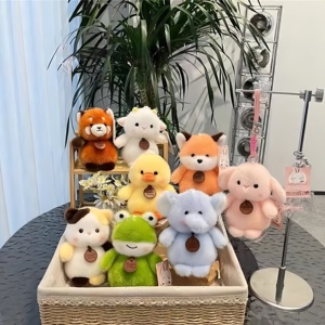 พวงกุญแจตุ๊กตาสัตว์เล็กพร้อมถุงน้ำหอมขนาดเล็ก ดีไซน์ปรับแต่งได้ ของขวัญสำหรับทุกเพศ บรรจุใยฝ้าย PP เหมาะสำหรับงานปาร์ตี้ - Product Image 4