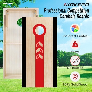 Profesional 4ftx2ft / 3ftx2ft Agujeros de maíz de madera maciza Juego al aire libre Juegos de agujeros de maíz - Product Image 4