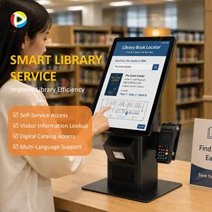 Lecteur <span class=keywords><strong>de</strong></span> cartes d'étudiant RFID UHF en gros pour la numérisation <span class=keywords><strong>de</strong></span> livres, bibliothèque publique scolaire, imprimante <span class=keywords><strong>de</strong></span> reçus, kiosque <span class=keywords><strong>de</strong></span> libre-service - Product Image 1