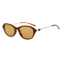 Nouvelles lunettes de soleil polarisées de style français, luxe léger, monture métallique tendance européenne et américaine, protection UV380, mode féminine