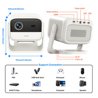 Projecteur intelligent DLP du fabricant d'origine, mise au point automatique, batterie intégrée, projecteur portable pour cinéma maison