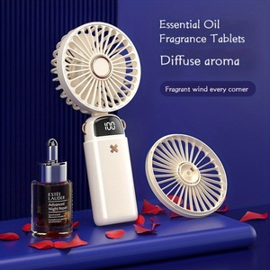 Mini ventilateur portable USB 2024 pliable avec support à trois vitesses pour voiture et usage domestique, idéal pour l'extérieur ! - Product Image 5