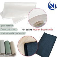 Tissu de base en cuir non tissé, cuir artificiel aiguilleté, coton recyclé, sergé imperméable pour meubles