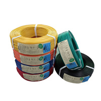Cable Eléctrico THHN de 600V, 12 AWG, con Conductor de Cobre Trenzado, Aislamiento de PVC y Revestimiento de Nailon, para Cableado de Construcción