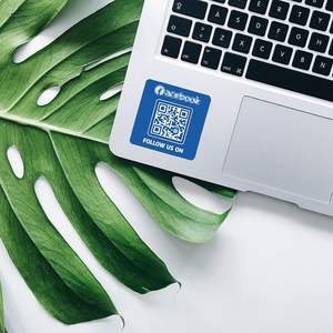 สีฟ้าขายร้อนโซเชียลมีเดียสติกเกอร์ขอบคุณสำหรับการปรับแต่งแฟนๆสำหรับผู้ติดตาม Instagram เพิ่มเติม - Product Image 4