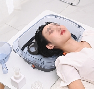 Lavabo per Capelli Orizzontale: Strumento Perfetto per Donne in Gravidanza, Pazienti e Anziani per Lavarsi i Capelli Sdraiati a Letto - Product Image 2