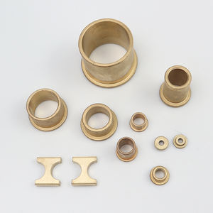 Самосмазываясь, бронзовая втулка подшипника, масляная Спеченная бронзовая втулка, фланцевые сферические втулки стартера двигателя - Product Image 4