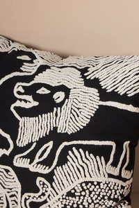 Taie d'oreiller bohème à rayures, housse de coussin en coton tissé pour canapé et soutien du dos au meilleur prix housse d'oreiller bleue et blanche - Product Image 3