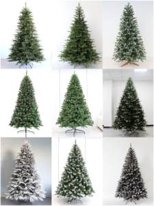 ต้นคริสต์มาสประดิษฐ์คุณภาพสูงสีเขียวพร้อมไฟ LED สีขาวอบอุ่น ดีไซน์พับได้ ตกแต่งด้วยลูกสน สำหรับใช้ภายในอาคาร - Product Image 5