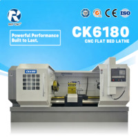 Torno CNC CK6180 de Alta Resistencia, Horizontal, con Opciones de Longitud de 1000-3000 mm para Procesamiento de Metales