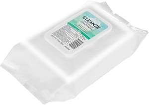 Tisu kertas sanitasi tangan antibakteri | 100 hitungan ukuran perjalanan disinfektan tidak beraroma membunuh 99.9% kuman - Product Image 2