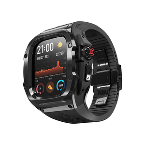 Kit de modificación de lujo dorado/oro rosa/Negro/plata <span class=keywords><strong>caja</strong></span> de reloj 316l de <span class=keywords><strong>acero</strong></span> inoxidable para <span class=keywords><strong>Apple</strong></span> <span class=keywords><strong>Watch</strong></span> Ultra 1/2 49mm con banda - Product Image 3