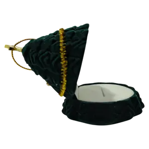 Boîte à bijoux de voyage en forme de cœur avec logo personnalisé, boîte de rangement pour bagues et bijoux, disponible en métal, plastique et bois - Product Image 2