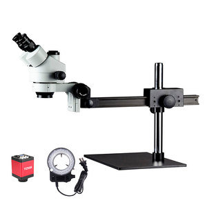 Xenghong — <span class=keywords><strong>Microscope</strong></span> trinoculaire stéréo <span class=keywords><strong>Led</strong></span>, caméra 7x45x Hd 13mp, avec lumière annulaire, en diamant, usine - Product Image 1
