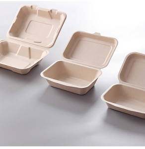 เซเลนก๋วยเตี๋ยวไม้แบบย่อยสลายได้ทำจากเยื่อไม้ย่อยสลายได้เป็นมิตรต่อสิ่งแวดล้อมสำหรับใส่อาหารกลางวัน - Product Image 1