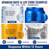 Impresora CIJ Industrial para la Codificación de Fechas de Caducidad y Lotes en Botellas de Alimentos y Bebidas en México