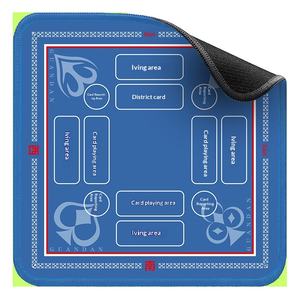 Nappe de jeu de cartes en tissu carré simple personnalisable, antidérapante, non réfléchissante, durable, avec bordure renforcée - Product Image 6