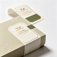 Etiquetas Adhesivas Personalizadas Haoxuan para Cajas de Regalo de Té, Papel de Arte Premium con Impresión en Lámina Dorada para Decoración de Empaques
