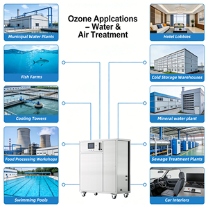 Generador de Ozono Industrial de 1000G 30g, Ozonizador para Tratamiento de Agua de Piscinas, Riego Agrícola - Product Image 1