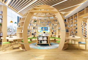 Chiquitos <strong>Bookshelf</strong> Spherical Book Storage Shelf Kindergarten Storage Cabinet Desk Built-In Sofa <strong>Bookshelf</strong>