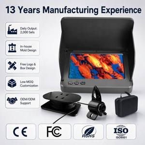 Caméra de pêche sous-marine portable avec écran de 5 pouces, étanche IP68, détection à 20 m et évitement d'obstacles, moniteur de recherche de poissons - Product Image 1