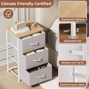 Organisateur de rangement de tiroirs de commode de luxe moderne le plus vendu - Product Image 6
