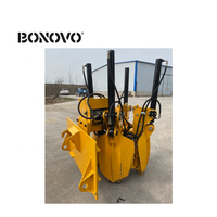 Moteur de machine à repiquer les arbres hydraulique BONOVO de qualité supérieure pour chargeuses compactes (3-25 tonnes) Modèles BTS60-BTS120 Boule de racines de 0,1-0,6 m