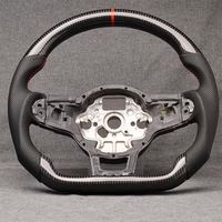 Volant en fibre de carbone forgé en gros pour Volkswagen MK7 MK7.5 GTI R GTD GTE avec palettes de changement de vitesse