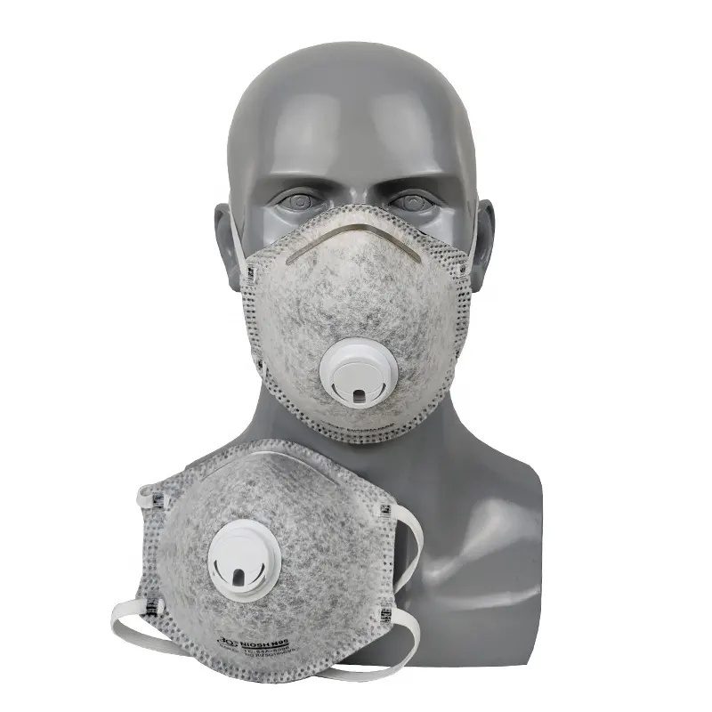 Respirador de carbón activo de alta calidad, mascarilla anticontaminación N95, máscara facial