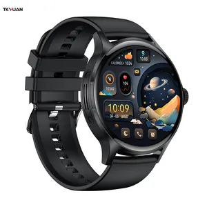 Montre intelligente pour femme Bracelet intelligent à écran Amoled de 1.43 pouces Batterie 300mah Bt Call Health Smartwatch pour femme