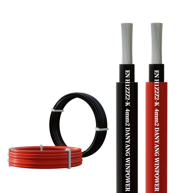 Wholesale EN H1Z2Z2-K 4mm2 XLPO Insulation Solar Panel Extension Cable High Voltage Industrial Application Copper Supplier