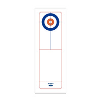 Tapis de jeu de bowling et de curling portable 2-en-1 avec sac de transport – Jeu de société de sport de table miniature pour la famille, jouet interactif d'intérieur