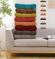 Coussin de sol en microfibre de haute qualité, très populaire, coussin de chaise doux, certifié OEKO-TEX, couleur personnalisable, amovible